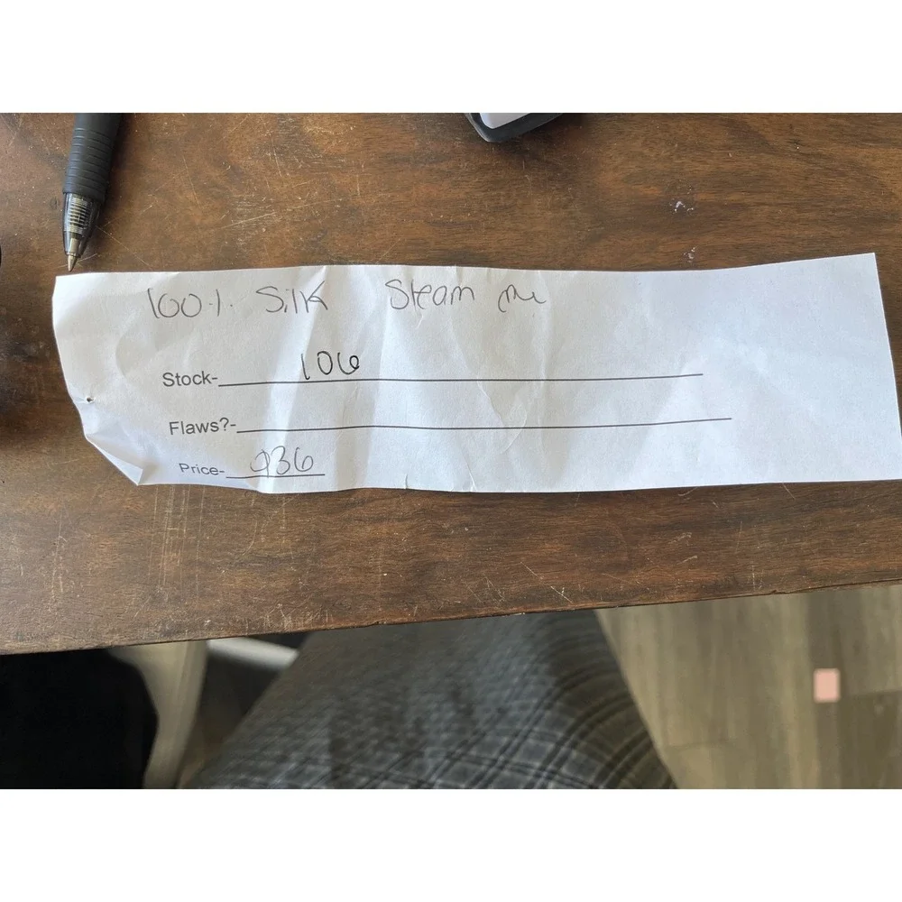 Vintage Pink Silk Satin Dandelion Midi Skirt - Picture 5 of 5